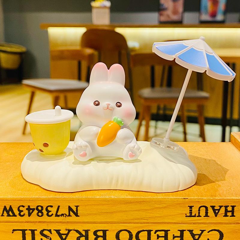 

Смола Милый Мультяшный Праздничный Декор Для Автомобилей И Столов Издание Маленький Кролик Rabbit