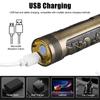 365nm Mini Torch UV Flashlight Blacklight USB Rechargeable UV Light Ultraviolet Flashlight for Pet Urine Detector Resin Curing