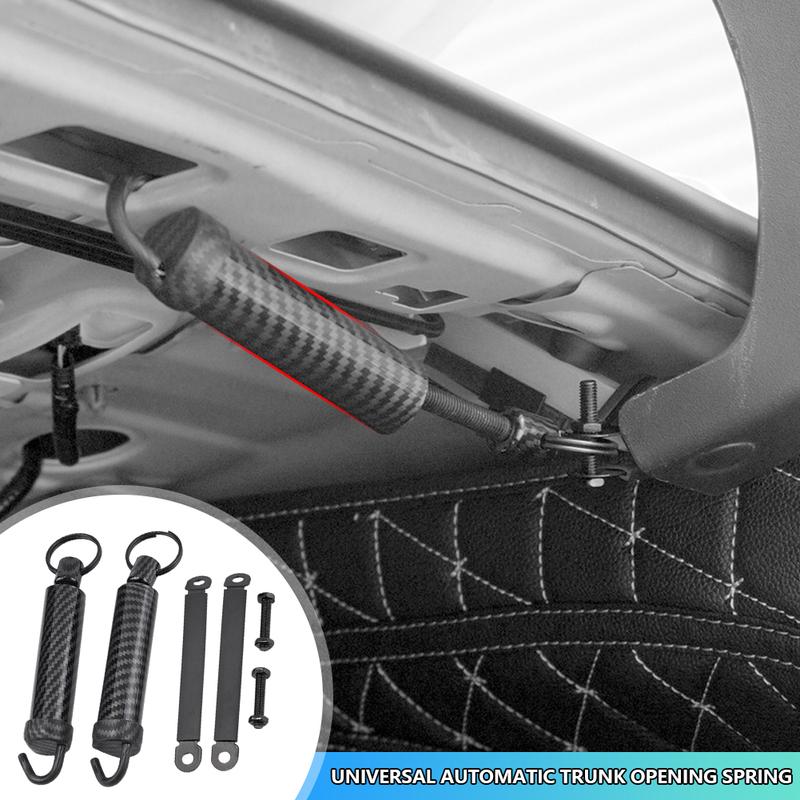 Adjustable Length Car Tailgate Springs Carbon Fiber Car Trunk Opening Spring Auto Exterior Part Car Trunk Lid Lifting Spring