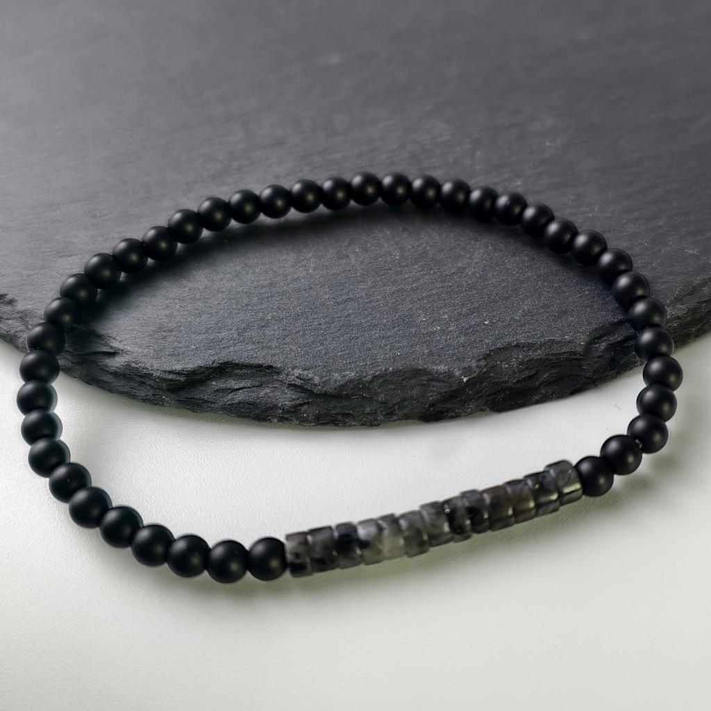 Minimalist 4mm Bead Bracelet Unisex Emperor Onyx Small Stone Braclet Meditation Yoga Strand Braslet Couple Brazalete Pulsera