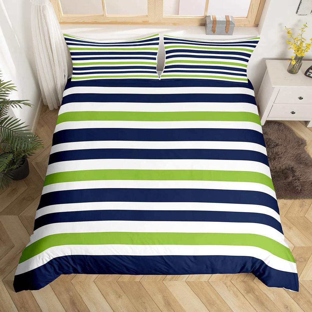 Black Plus White Striped Quen Sized Dimensions Soft Duvet Cover, Stylish Soft Warm Soft Duvet Cover, Suitable For Men Plus Women Bedrom Soft Duvet