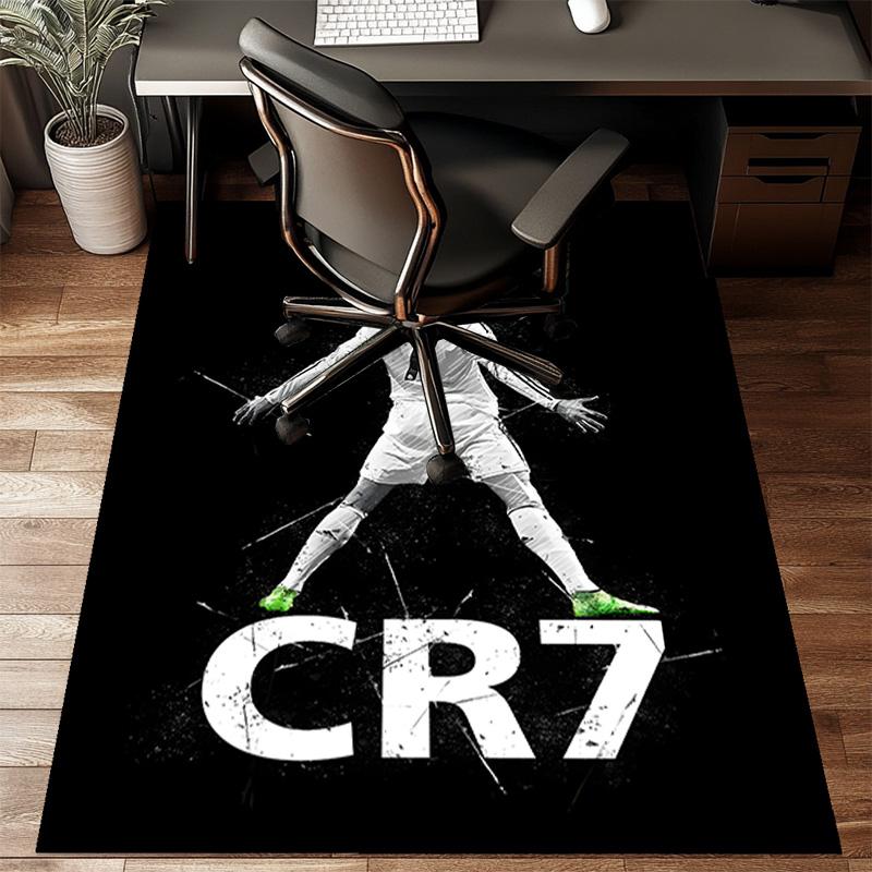 Cristiano Ronaldo Rug Game Carpet, Floor Mat for Bedroom Living Room Entryway Rug, Home Decor Idea Gift for Christmas Birthday