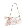 Coach Shoulder Bag [Customized Bag] Teri 25 Brand Micro-label Detachable Strap Bow Silk Scarf Extension Chain Printed Feng Rusong Basic Style