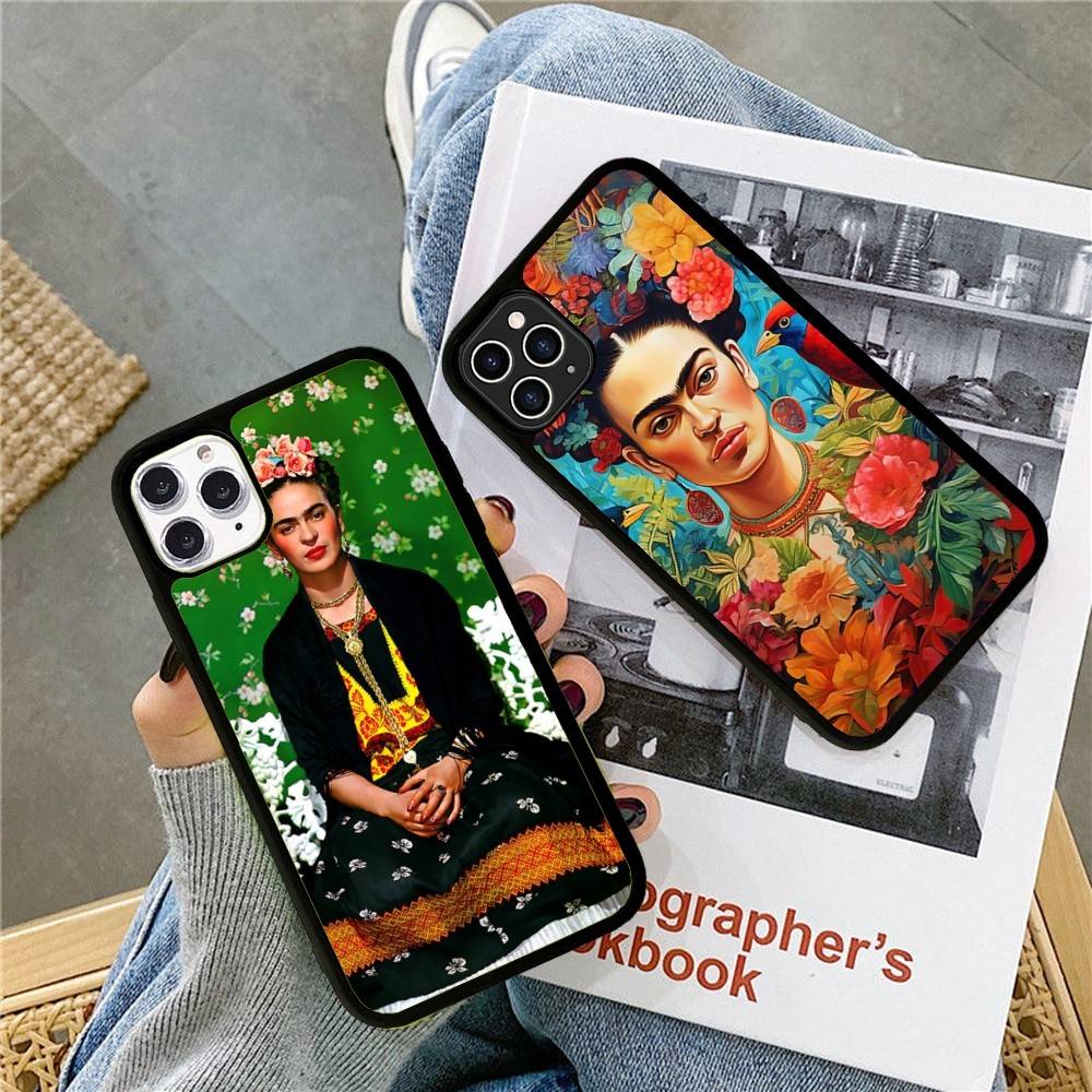 Fashion F-Frida K-KahlosS Phone Case For Iphone 11 12 13 14 15 Pro Max 17 16 Plus Hard PC+TPU Back Cover