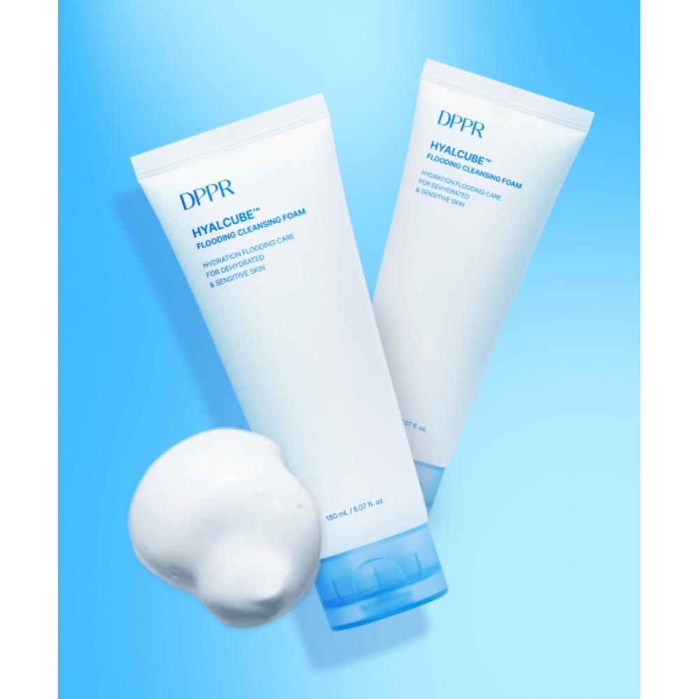 Dppr [2pack] Hyaluronic Acid Hyalcube Hypoallergenic Mildly Alkaline Cleansing Foam 150ml NONE