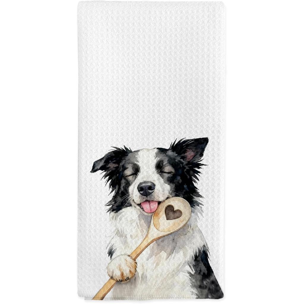 Orange Tabby Cat Kitchen Towels, Orange Tabby Cats Gifts for Women Cat Lovers, Funny Cats Chef Hand Dish Tea Towels for Kitchen Decor, 16x24 Inch