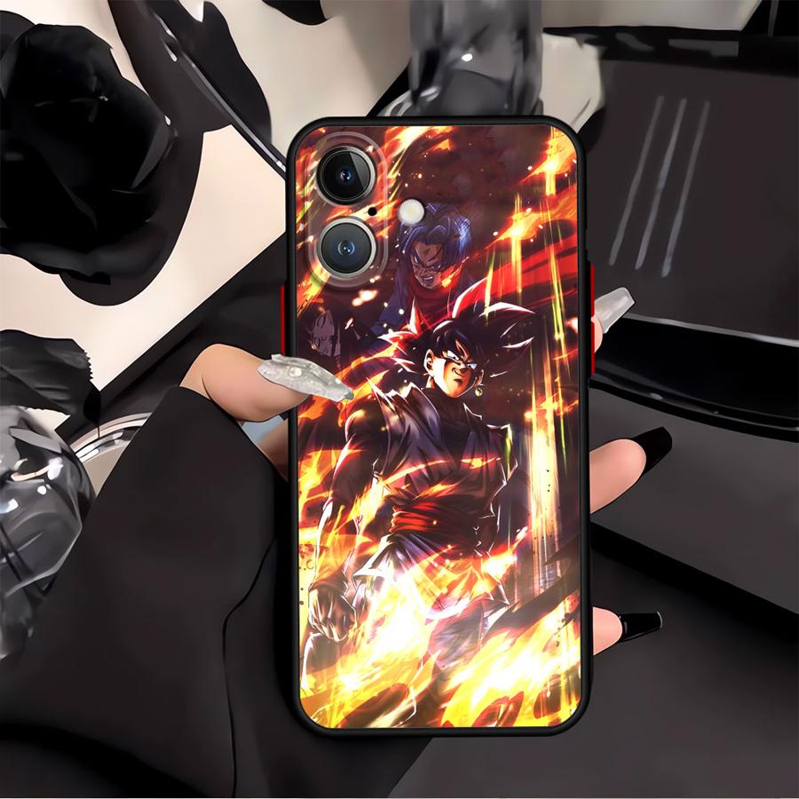 Dragon Ball Goku Anime Back Phone Cover Case for iPhone 16e 14 17 16 Pro Max 12 13 Mini 17 Air 15 Plus 11 XS