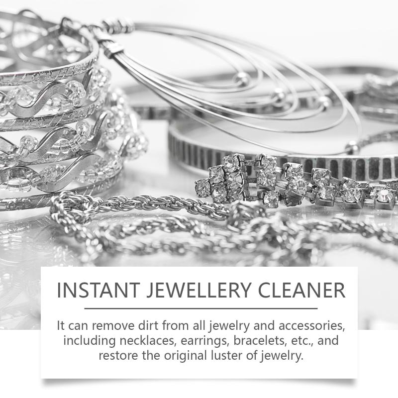 Jewelry Cleaner Solution 100ml for Gold Silver Rings and Watches Powerful Polishing Removes Dirt for Ultrasonic Cleaning Uses