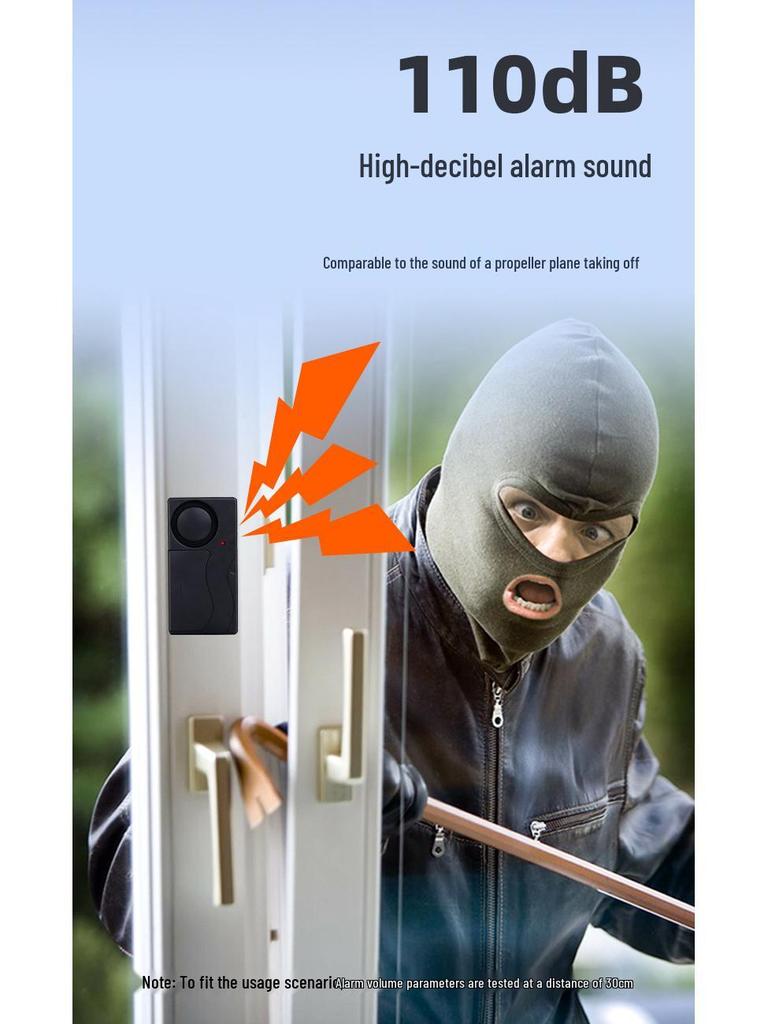 Adjustable Sensitivity Wireless Vibration Alarm with Remote Control