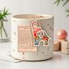 Friendship Elephant Jewelry, Colorful Pattern with Story Card, Elephant Jewelry, Female Friendship Elephant Jewelry Pendant Gift, Birthday Gift