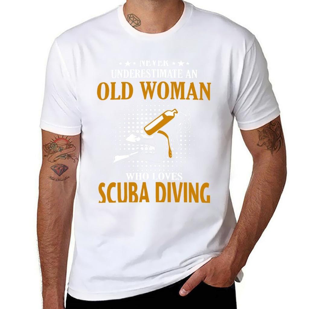 Scuba Diving Tshirt Lightweight Cooling Short Sleeve Tee Tshirt