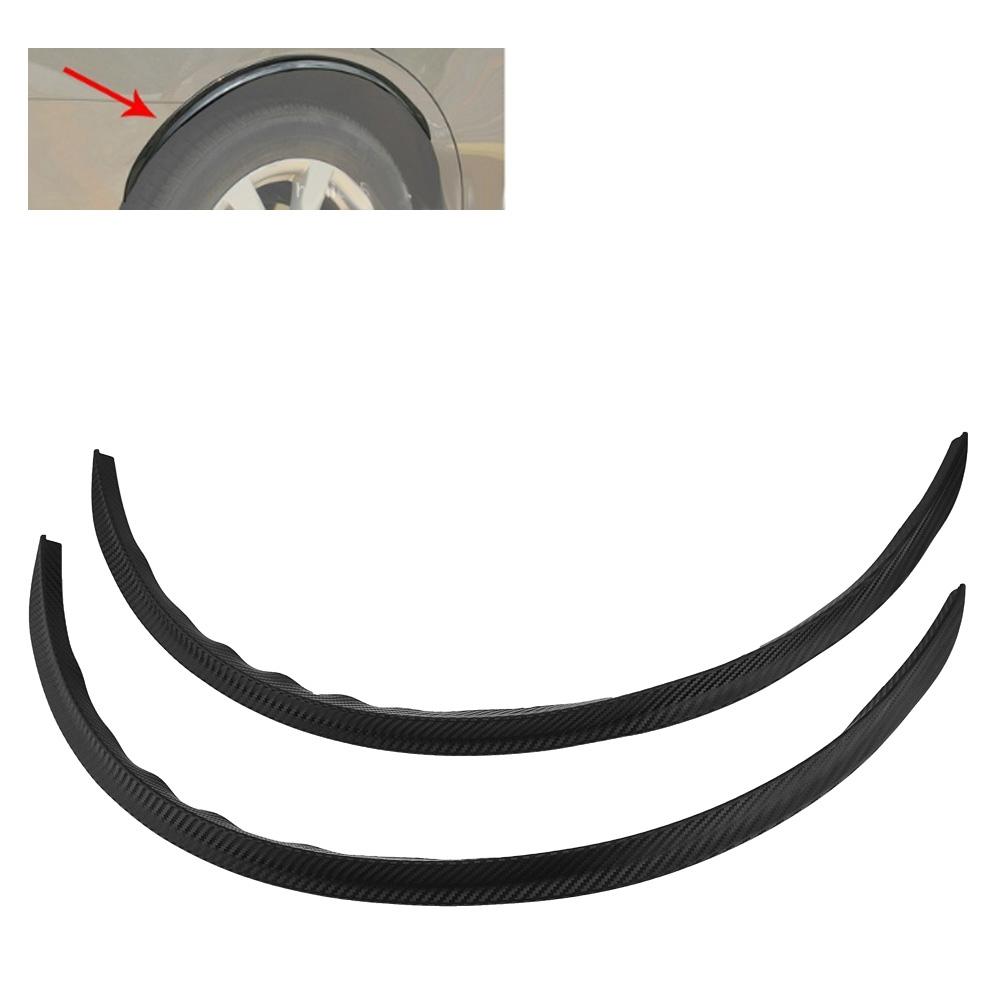 Pair of Car Wheel Eyebrow Arch Trim Fender Flares Protector