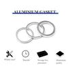 540Pcs Aluminum Flat Washer, Automotive Oil Drain Plug Crush Gasket Aluminum Sealing Rings M6 M8 M10 M12 M14 M16 M18 M22 M24