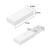 Yamazaki Jitsugyo 10662 Sealed Slim Pill Case White W11 X D4.9 X H2.2cm Tower Medicine Supplement Portable Storage Case with Gasket