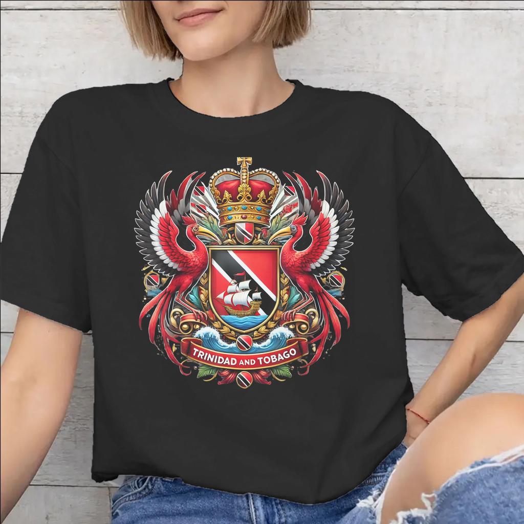 Unisex Unisex New Arrival Trinidad and Tobago Flag Football T Shirt Tee Cotton Tshirts Clothing