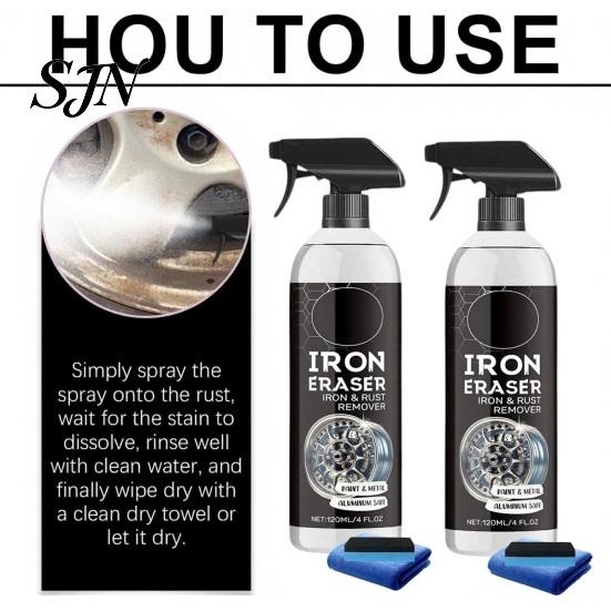 Fast Rust Remover Spray Iron for Car Wheels, Acting And Stain Metal Brake Dust Cleaner, Fallout Auto Paint Hardware Automotive Cleaner