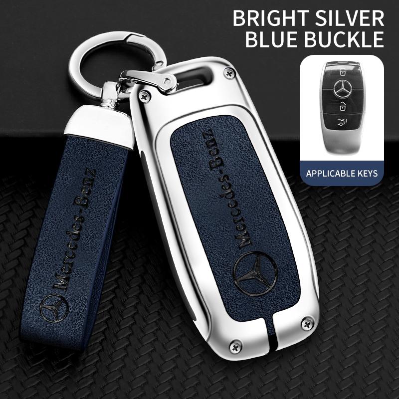 Heißer Autoaufkleber Auto TPU Zinklegierung Schlüsseletui Tasche Für Mercedes-Benz A B C E S G-Klasse CLA CLS EQA EQB EQC GLA GLB GLC GLE GLS Auto