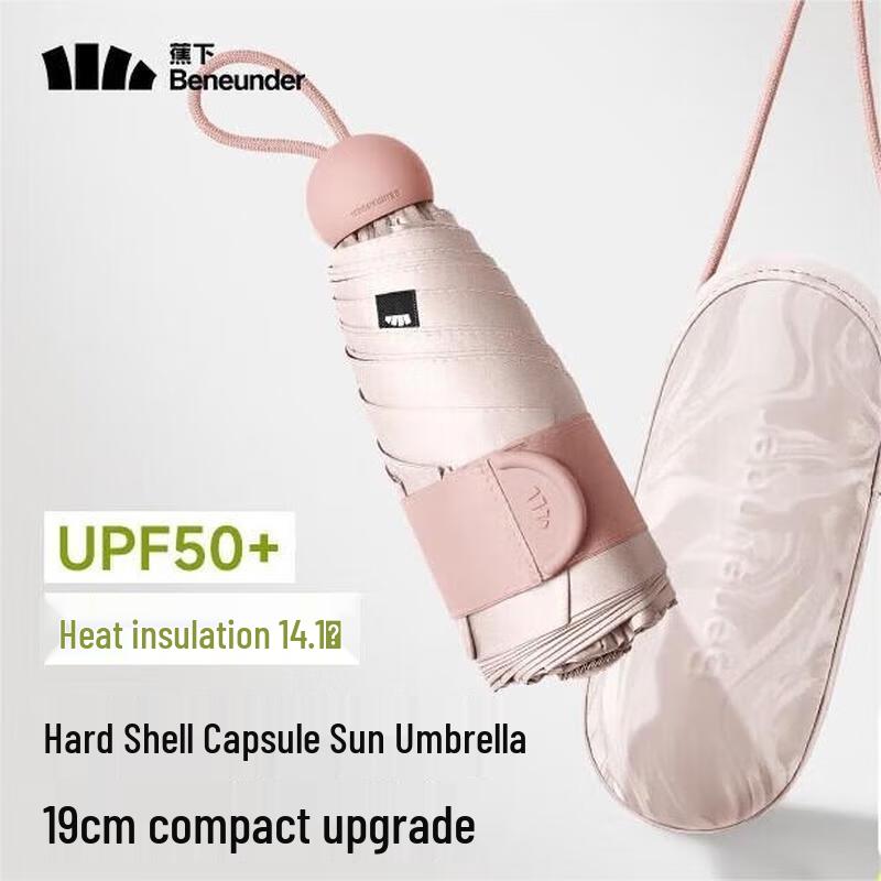 Beneunder Five-Fold Capsule UV Protection Sun & Rain Umbrella