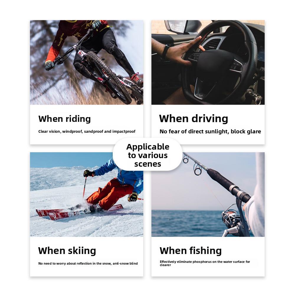 Neuer verbesserter Fahrer Tag und Nacht Blendschutz Fahrbrille polarisierte Nachtsichtbrille Angeluhr Bleichbrille