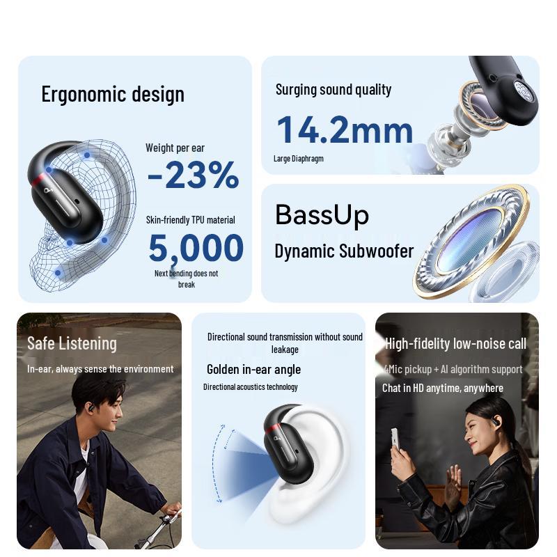 Sportovní sluchátka SoundCore V30i s otevřeným designem a vzduchovým vedením