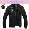 Stylish Men's Military Jackets With Casual Collar And Zipper Closure For Autumn