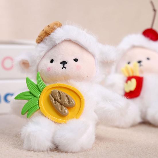 Penguin Sheep Design Plush Doll Keychain Pendant Soft Portable Mini Doll