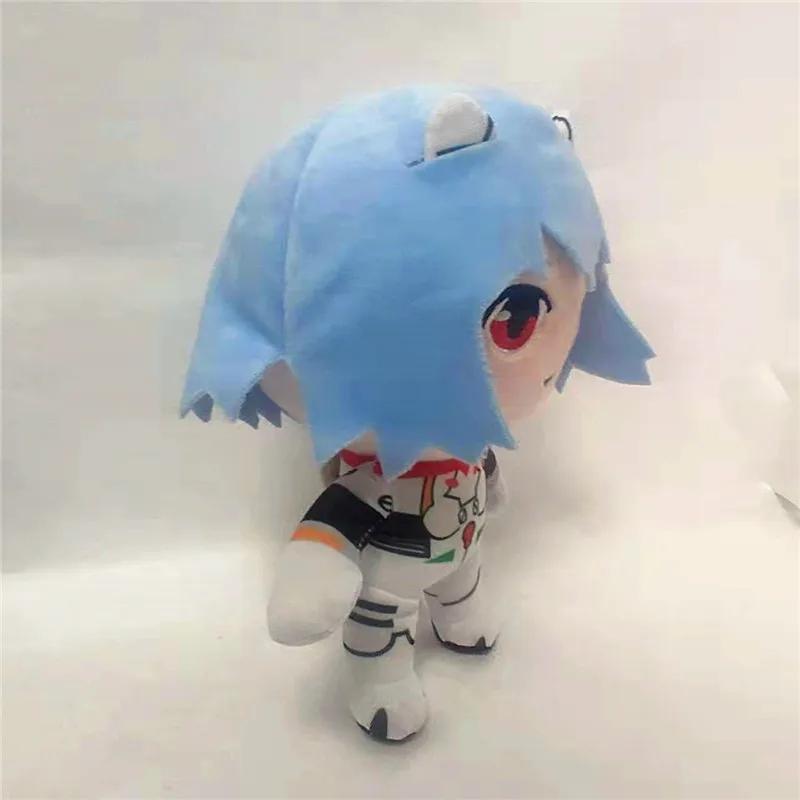 Pluszowa lalka Ayanami Rei 20 cm Kreskówka Anime Pluszowa zabawka Kawaii Pluszowa lalka Evangelion EVA Miękka wypchana Dekoracja pokoju Prezenty na Boże Narodzenie