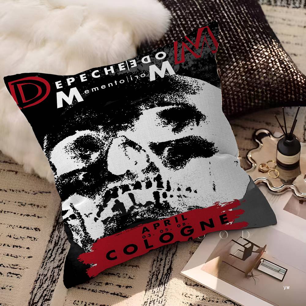 Band D-Depeche M-Mode Cool Pillow Cushion Cover Pillowcase Living Room Sofa Home Decor