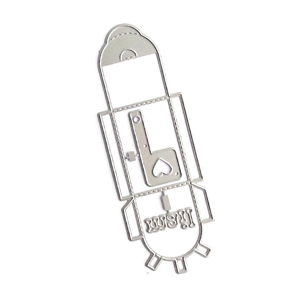 3D Stereo Mailbox Box Cutting Dies Cuts Stencils Metal Die Cuts Templates Molds for Scrapbooking Card Making Decoration