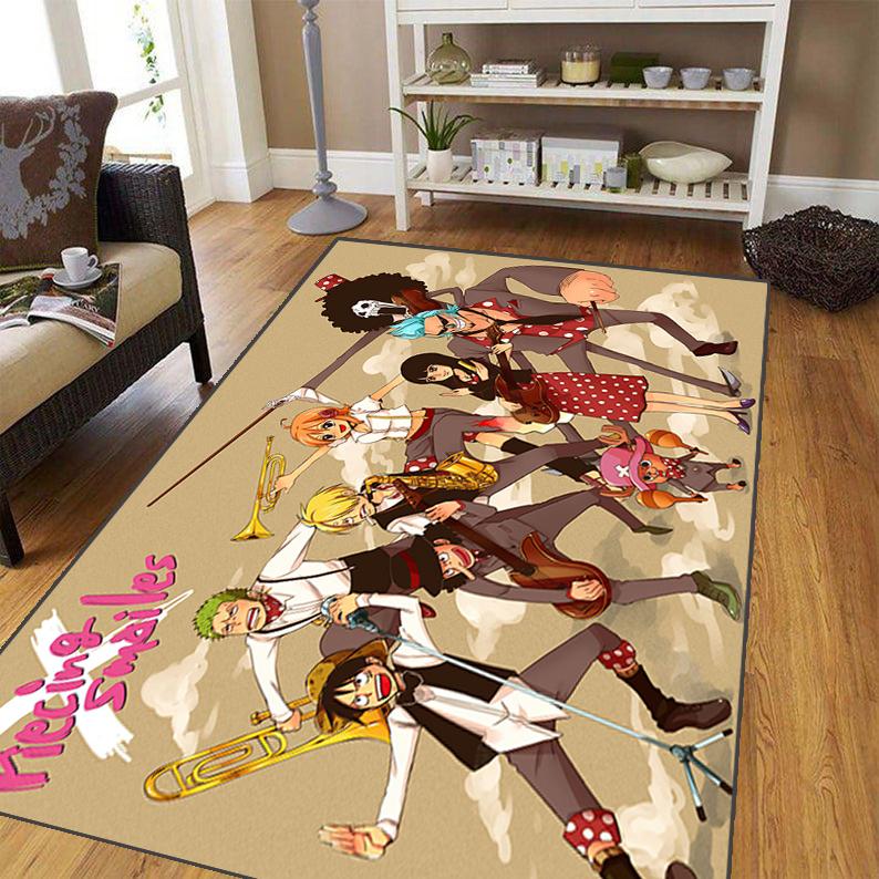 Japanese Anime Carpet for Living Room,Soft Flannel Rug for Bedroom ,Anti-Slip  BATHROOM Mat,  Baby Play Mat,large Aircraft Rug