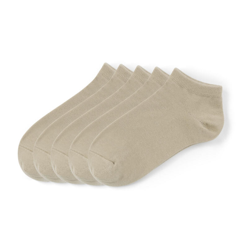 Men s Beige Ankle Socks 5-Pair Set L(260-285mm)
