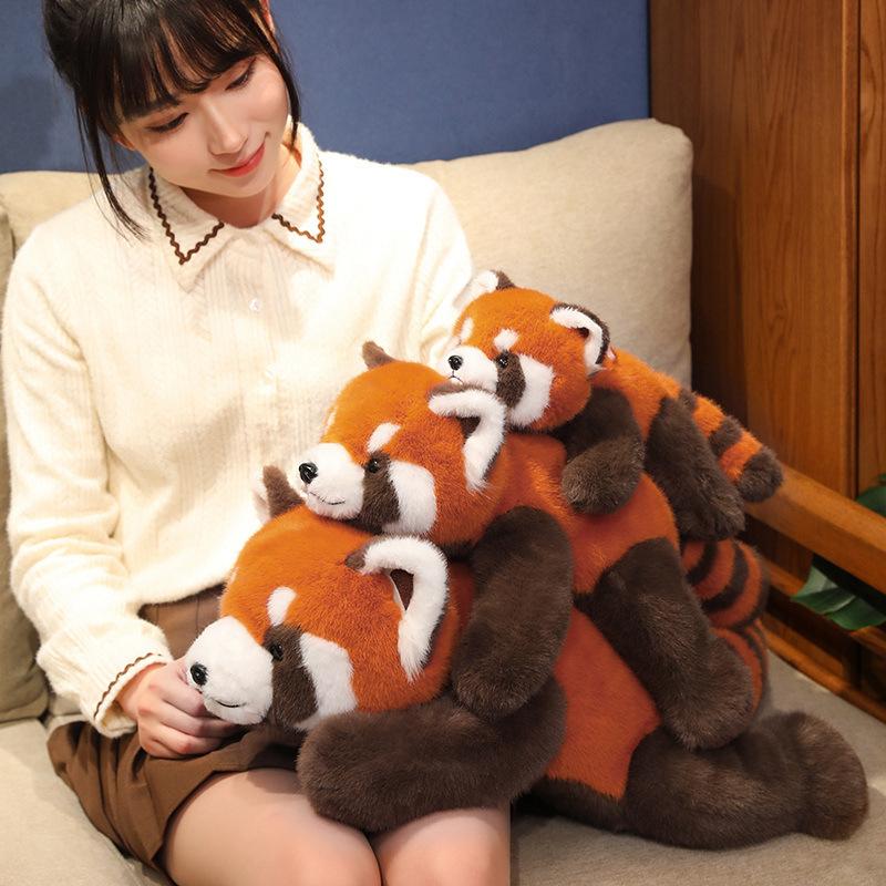 New Cute Little Panda Plush Doll Animal Doll Raccoon Hug Pillow Plush Toy Birthday Gift