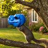 Backyard Paradise Feeding Tool Dinosaur Head Squirrel Feeder, Outside Hanging Funny Dino Face Feeder Face, Garden Wild for Patio Decor Easy Fill
