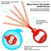 32 Hole Smiling Face Bubble Stick Big Bubble Wands Leak-Proof Bubble Machine Cute Long 5-Claw Bubble Wand for Summer Toy Party Favor
