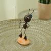 Reading Ant Metal Ant Ornament Garden Art Ant Miniature Sculpture Mini Figurine Miniature