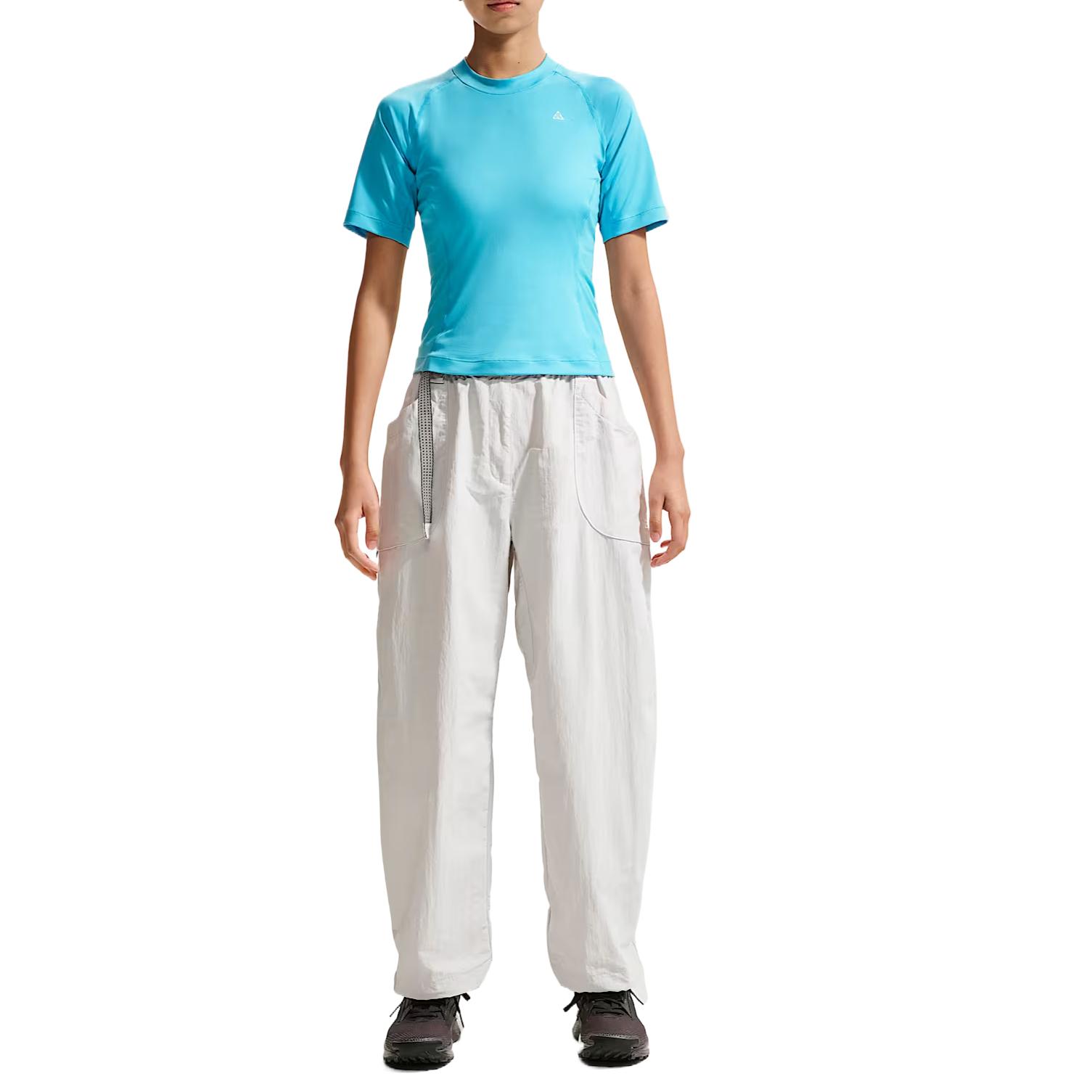 Nike Dri-Fit Moisture Wicking Soft Stretch Running T-Shirt Women tops IO1461-416 S