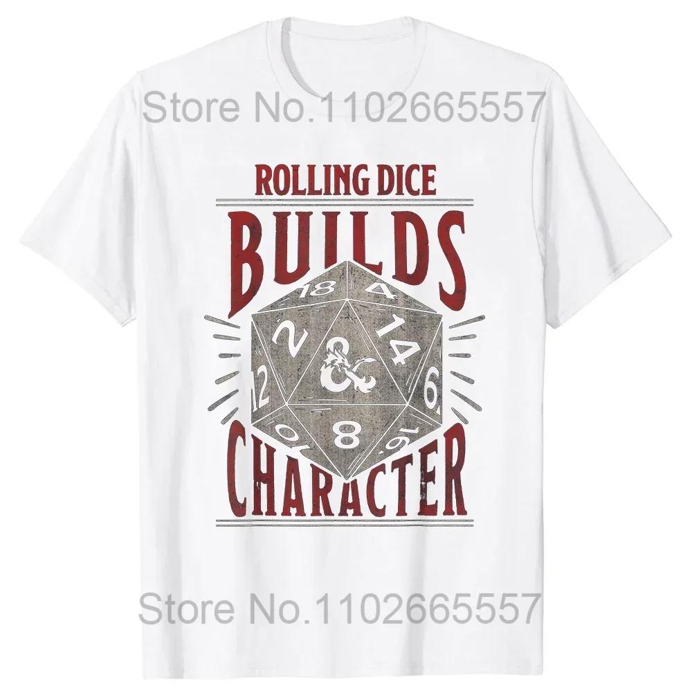 Funny Awesome Dads Explore Dungeons DM RPG Dice Dragon T Shirts Summer Streetwear Short Sleeve Gifts T-shirt Mens Clothing