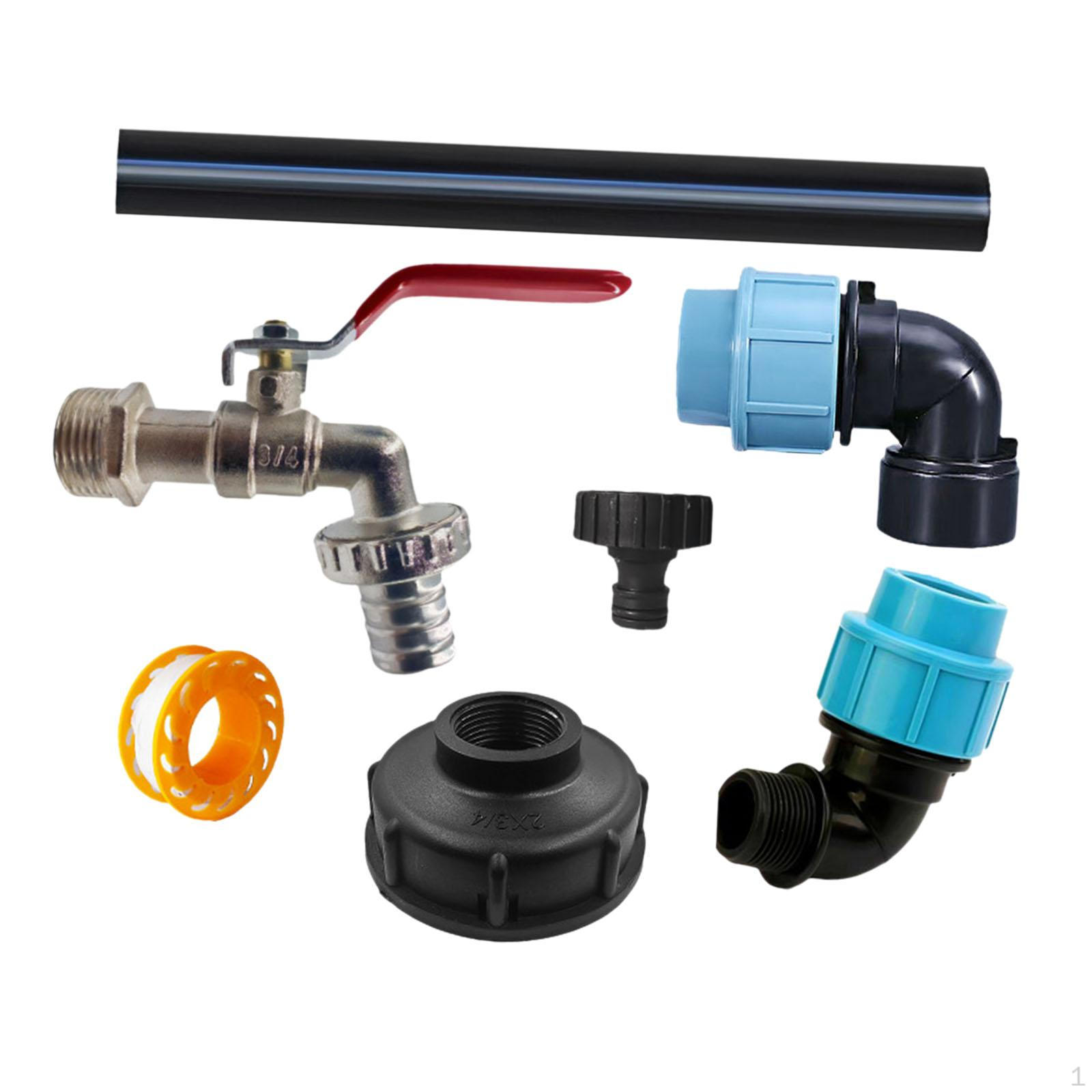 

Галлонный IBC Тоут Адаптер для шланга Садовый кран Крупная резьба Домашнее садоводство Емкость