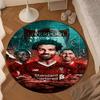 1PC rug liver-pool Fc Crest Round mat Home Decor, Chair rug For livingroom,Bedroom, doormat home decor Birthday Gift Christmas Gifts