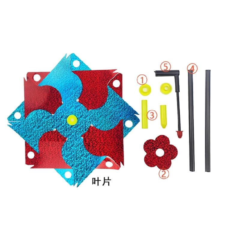6pcs Bird Repellents Windmills Multifunction Garden Yard Party Background