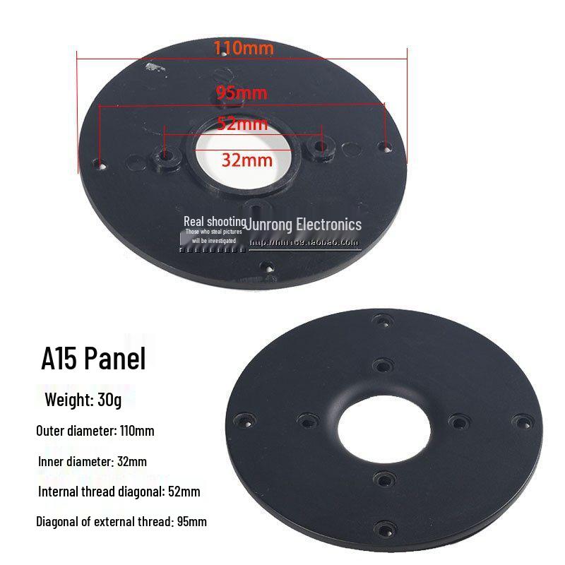 

High-Frequency ABS Speaker Panel with Decorative Ring for 1-inch and 4-inch Horns