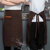 Multi-pocket Kitchen Apron Canvas Working Clothes New Waitress Apron  Restaurant Use