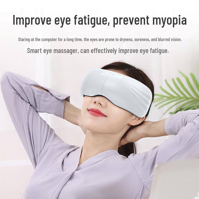 AUX Eye Massager with Heat and Bluetooth