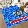 Roblox 81 Floor Rug Office Rug Suitable for Foyer Playrooms Balcony Living Rooms Anti-slip Rug Office Home Decor Perfect Gift for Women/Men