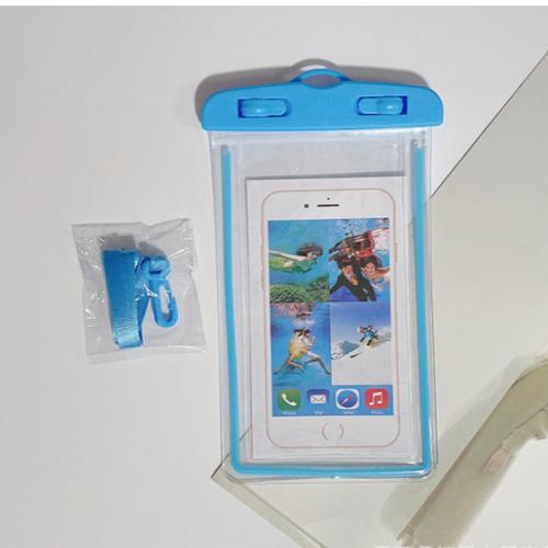 Summer Swimming Waterproof Phone Pouch Bag Phone Card Bag Case Cover for Phone Water Sports Beach 6.5 Inch Waterproof Case
