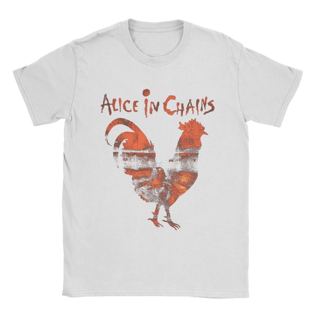 Herren T-Shirt Alices In Chains Neuheit Reines Baumwoll-T-Shirt Kurzarm T-Shirts O-Ausschnitt Kleidung Geschenkidee