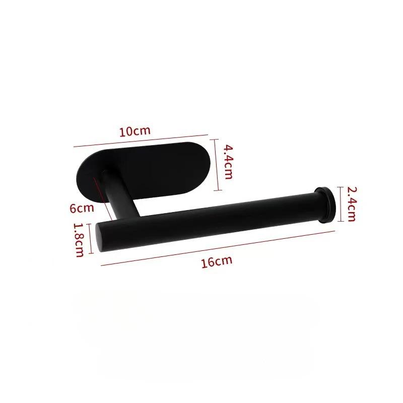 Bathroom stainless steel toilet paper holder, convenient installation of roll paper holder, kitchen tissue holder