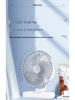 2025 Portable Silent Desktop Fan for Students with Free Rotation and Rechargeable Battery