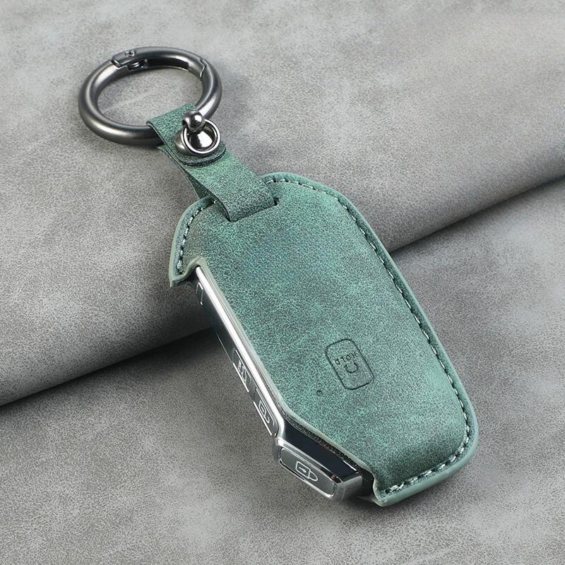 BTNPY1 5 Buttons Leather Car Key Case Cover Shell for Kia Telluride Telluride SX 2021 Sportage R 2022 K5 GT Line 2021 Seltos 2020