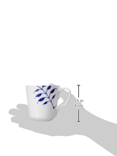 [Officially Imported] Royal Copenhagen Blue Fluted Mega Mug, Small, 280ml, Pair, 1017331